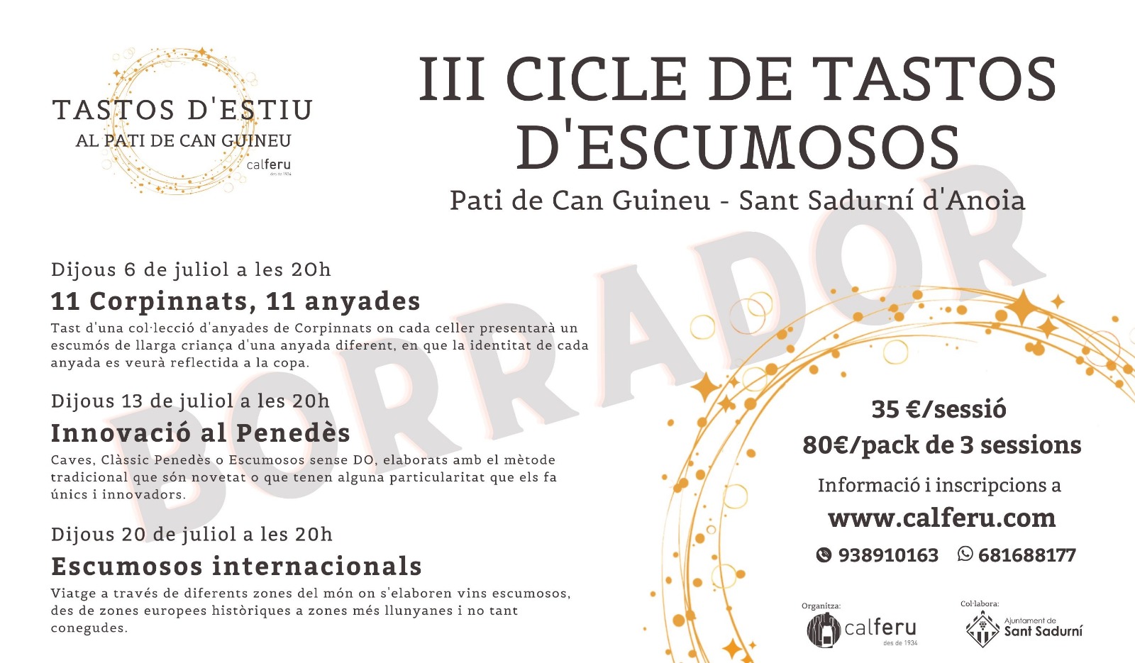 III Cicle tast d'escumosos